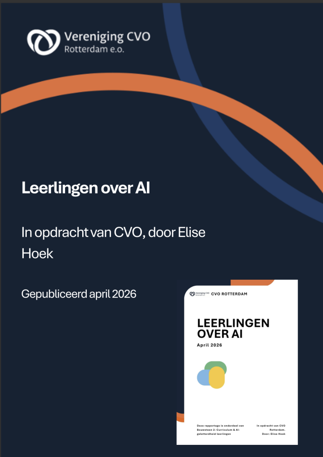 CVO Rotterdam E. Hoek onderzoek leerlingen AI en gebruik