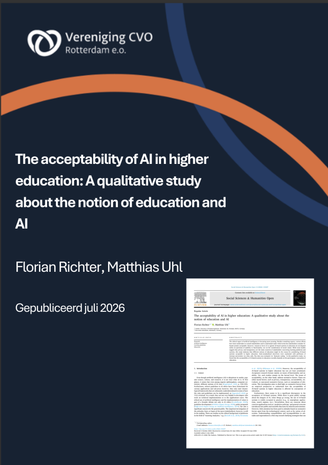 The acceptability of AI in higher education, juli 2026